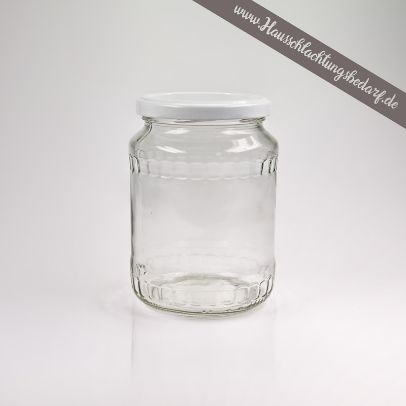 Glas 720 ml Schraubglas TWO 82 mm Einmachglas Gläser 15 St 